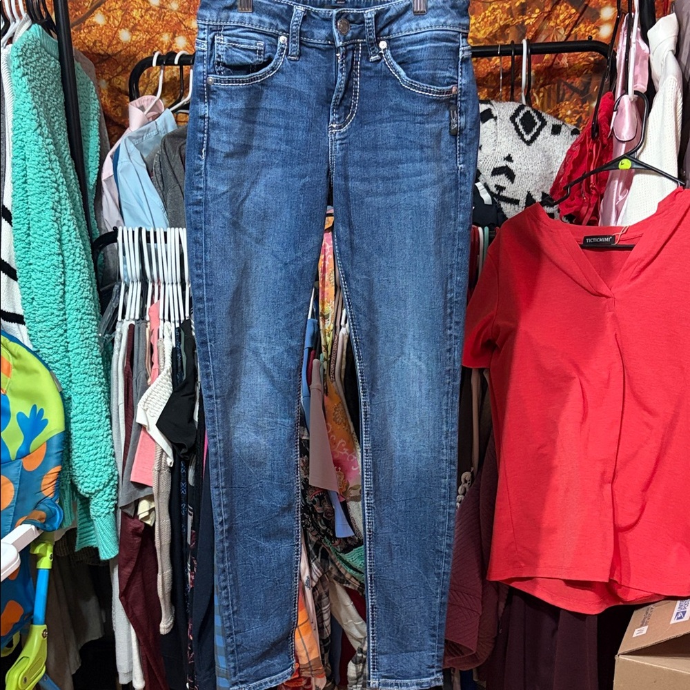 Silver Jeans Co Avery Skinny High Rise Curvy Fit W25 L29 - Picture 1 of 5